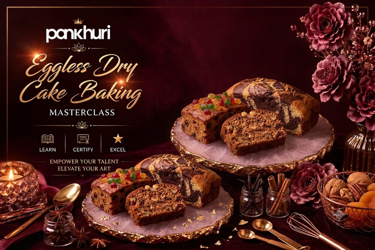 Eggless Dry Cakes Baking : Masterclass